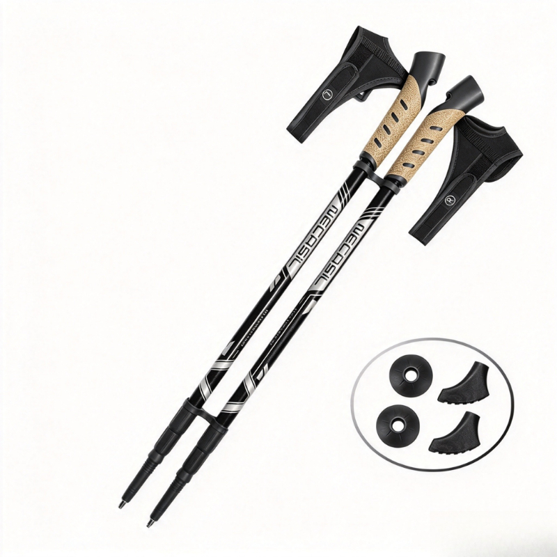 Trekking Pole Carbon - 2 adet teleskopik trekking batonu, alüminyum