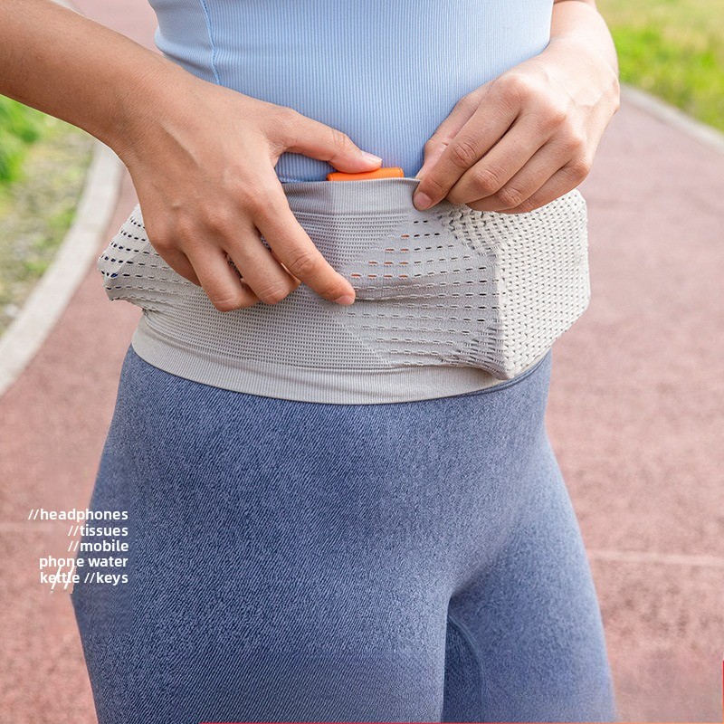 Running Belt - Görünmez Nefes Alabilen Koşu Bel Çantası,